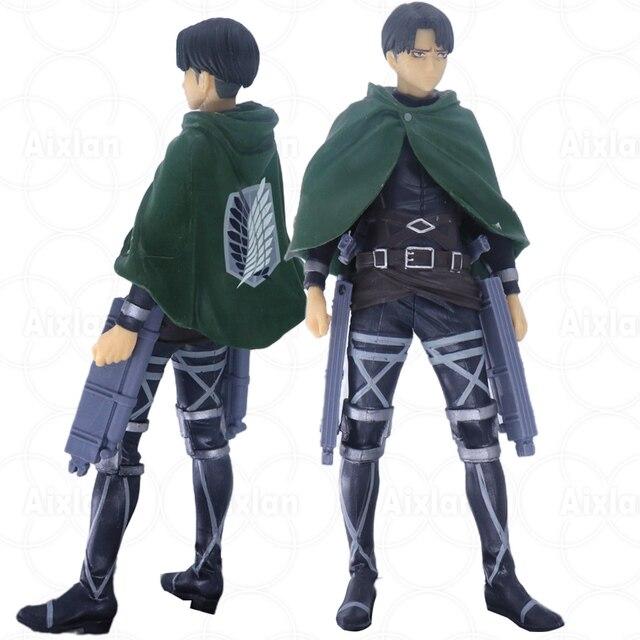15cm Levi Action Figure Rival Ackerman Attack On Titan Anime Figure Eren Jaeger Shingeki No Kyojin Attack On Titan Figurine