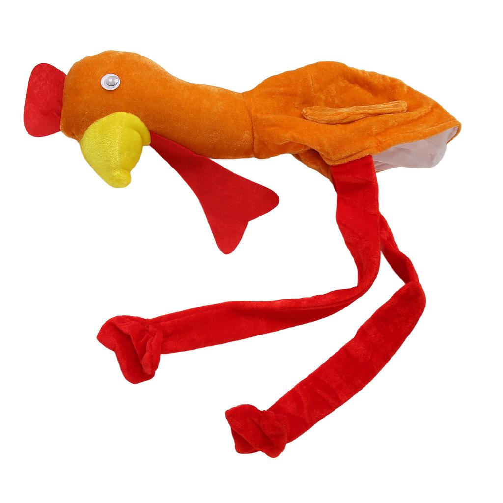 2 Stück truthahn Hut Hell Leuchtende Farben Langlebig Polyester Weich Atmungsaktiv Einfach zu tragen Erntedankfest Hut für Party Cosplay
