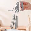 .1pc Hand Crank Mixer Manual Stainless Steel Egg Whisk Multifunctional Dishwasher Safe Egg Beater Portable Egg Mixer For Baking
