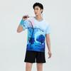 Children's badminton jersey sports suit boys and girls printed table tennis volleyball adult training game jersey wholesale