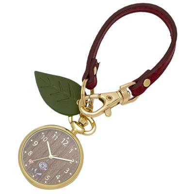 Fieldwork Moomin Analog Pocket Watch with Strap and Bag Charm, Red, MOM018-3, Women's