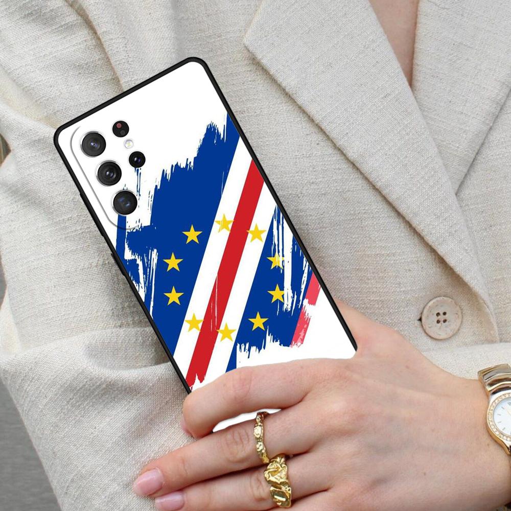 Cape Verde Flag Coat of Arms Cell Phone Case for Samsung Galaxy S26 Ultra S25 S24 S23 S22 S21 S20 Note10 Cover