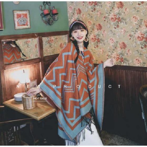 K pokožke šetrný a priedušný Teplý a všestranný Domáci, Jesenný a zimný Dámsky cestovný šál, Hrubý plášť, Klimatizačná deka