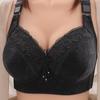Wire-Free Uplift Bra: Anti-Spillage Minimizer for Large Busts - Comfortable Side Support for Autumn/Winter