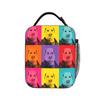 John Pork Pop Art Engraçado Meme Italiano Brainrot Estúpida Lancheira Retro Lancheira Para Criança Viagem Portátil Zíper Bolsa Térmica