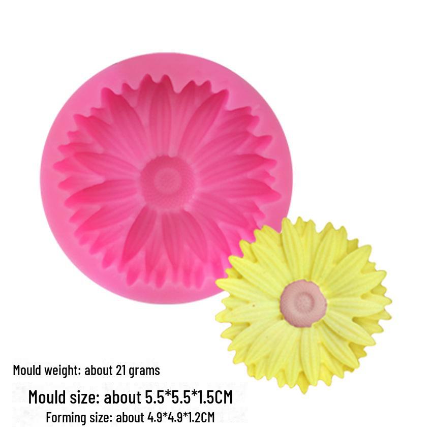 Rose Fondant Silicone Mold for DIY Cake Baking