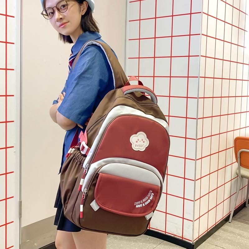New Spring and Summer Versatile Casual Cute Fashionable Student Schoolbag Multi Purpose Large-capacity Quality Backpack