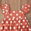 Summer Baby Newborn Toddler Infant Baby Girl Hat Jumpsuit Bodysuit Dots Print Clothes Sunsuit Clothing