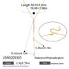 18K Gold Stainless Steel Necklace with Zircon and Pearl Pendant for Women - Everyday Versatile Style