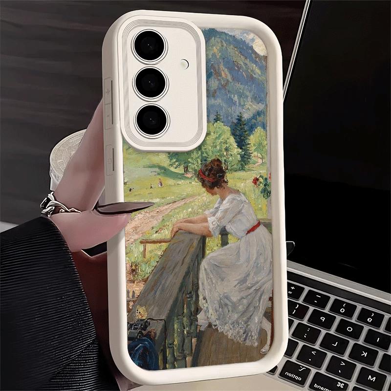 Phone Case for Samsung Galaxy A17 A16 A15 A14 A13 Claude Monet Oil Painting A56 A36 A26 A55 A35 A25 A54 A34 A24 A53 A33 A23 A07