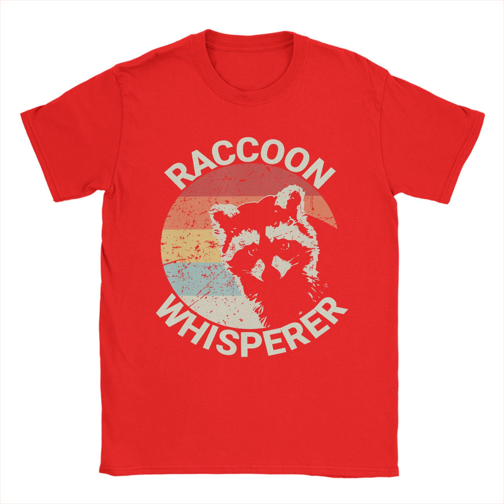 

Unisexs TShirt Raccoon Whisperer Raccoon Feeder Love Raccoons Pet Raccoon Awesome Pure Cotton Tees T Shirt Crew Neck Plus Size S