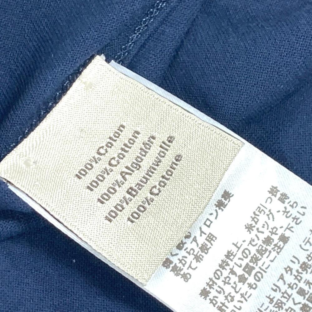 HERMES pocket apparel tops short sleeves Short sleeve T-shirt cotton Navy