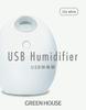 Green House Tabletop Quiet USB Ultrasonic Egg-Shaped Humidifier, Type, GH-UMSEJ-WH