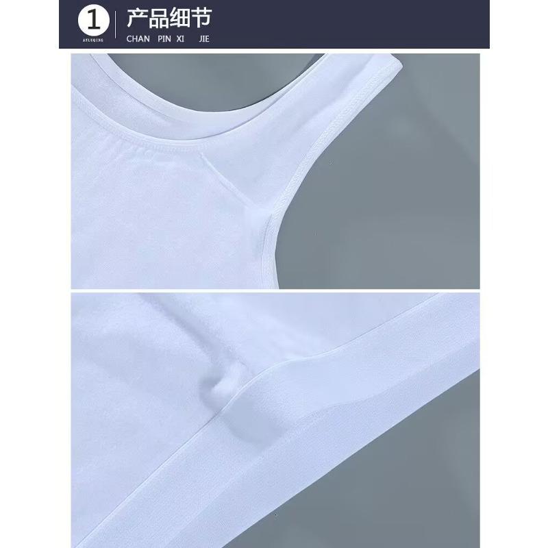 Girls Training Bras Panties Kids Cotton Underwear Sets Teens Students Bra Vest and Panties Wireless Girls Sports Bra 8-16Y
