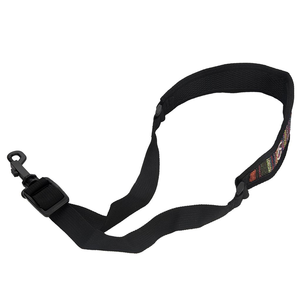 Universal Saxophone Portable Cotton Adjustable Neck Shoulder Strap (Folk Style)
