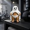 Юмористическое украшение для окна, забавная фигурка мускулистого призрака, статуэтка из смолы для Хэллоуина, новинка, жуткий, уникальные подарки, для друзей, настольное украшение, вечеринка, дом