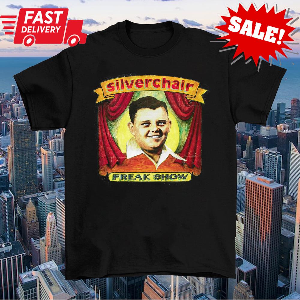 SILVERCHAIR FREAK SHOW  Футболка Унисекс Концертная S-5XL SG847 Унисекс Футболка XL