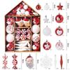 Ball Ornaments Decorative Shatterproof DIY Tree Decorations for Holiday, , Festive Photo Prop