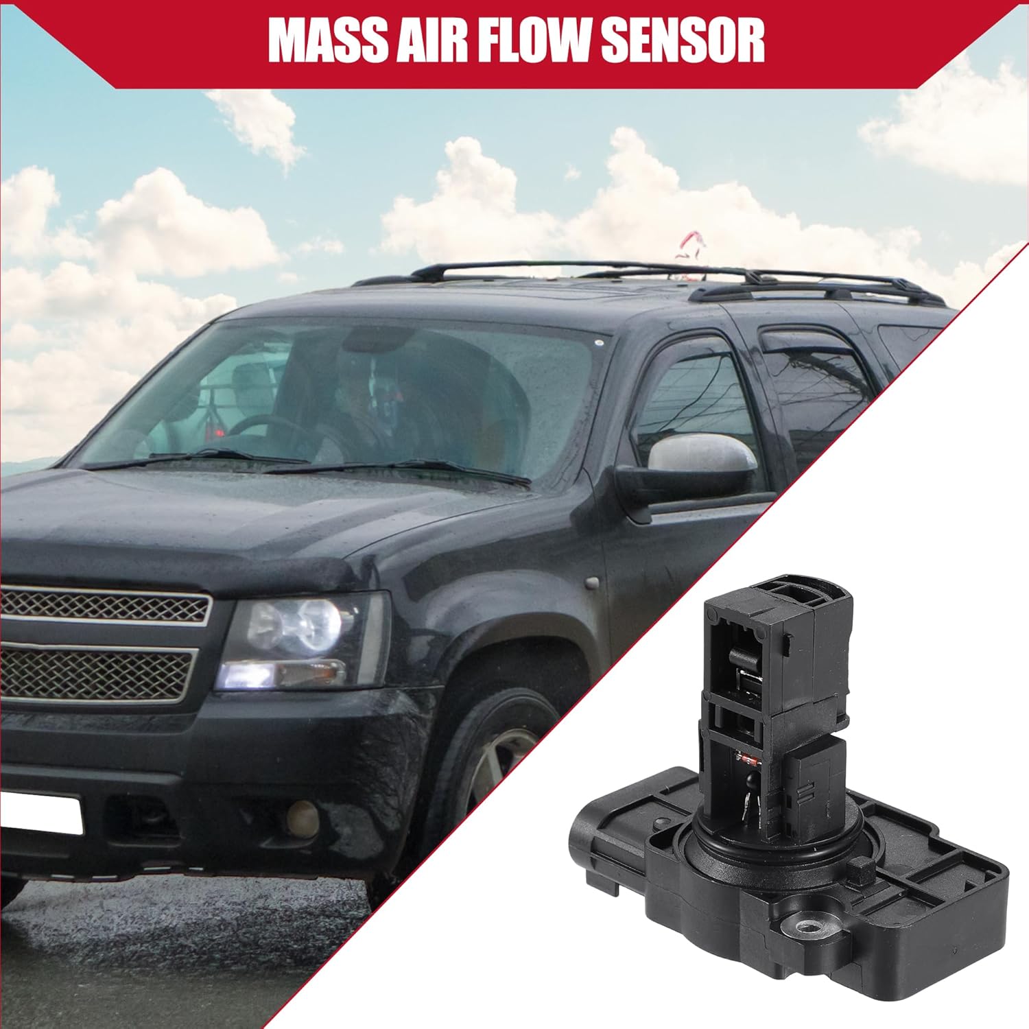 

No.10393948/23256991 Car Mass Air Flow Sensor MAF Sensor for Chevrolet Silverado 2500 HD 2009-2016 / Inner/Durable / 1 Pcs
