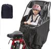 Capa de chuva para cadeirinha infantil traseira criança chuva 600D forma espaçosa aumentada fácil de colocar e ventilação capa de chuva vento frio assento, bicicleta, assento,