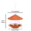 1 PC Bird Feeder Automatic Foot Feeding Tool Outdoor Bird Feeder Hanging Nut Multiple Hole Dispenser Holder Food Container
