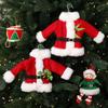 Christmas Tree Fabric Hanging Decor With Elf Legs For Holiday Window Display