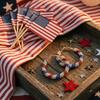 Fashion And Creative Independence Day Star Glitter Earrings