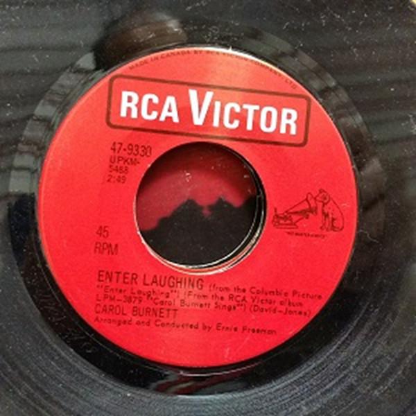 

7inch Record CAROL BURNETT Enter Laughing Georgy Girl 479330 RCA Victor Canada Jazz Used