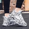 Fashion Graffiti Shoes Mens Outdoor Shoes Sports Running Shoes PU Leather