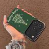 Christmas Tree Pattern Phone Case for iPhone17 16 15 14 13 12 11 Pro/ Max/Plus Shock-proof Rear Cover Anti-fingerprint