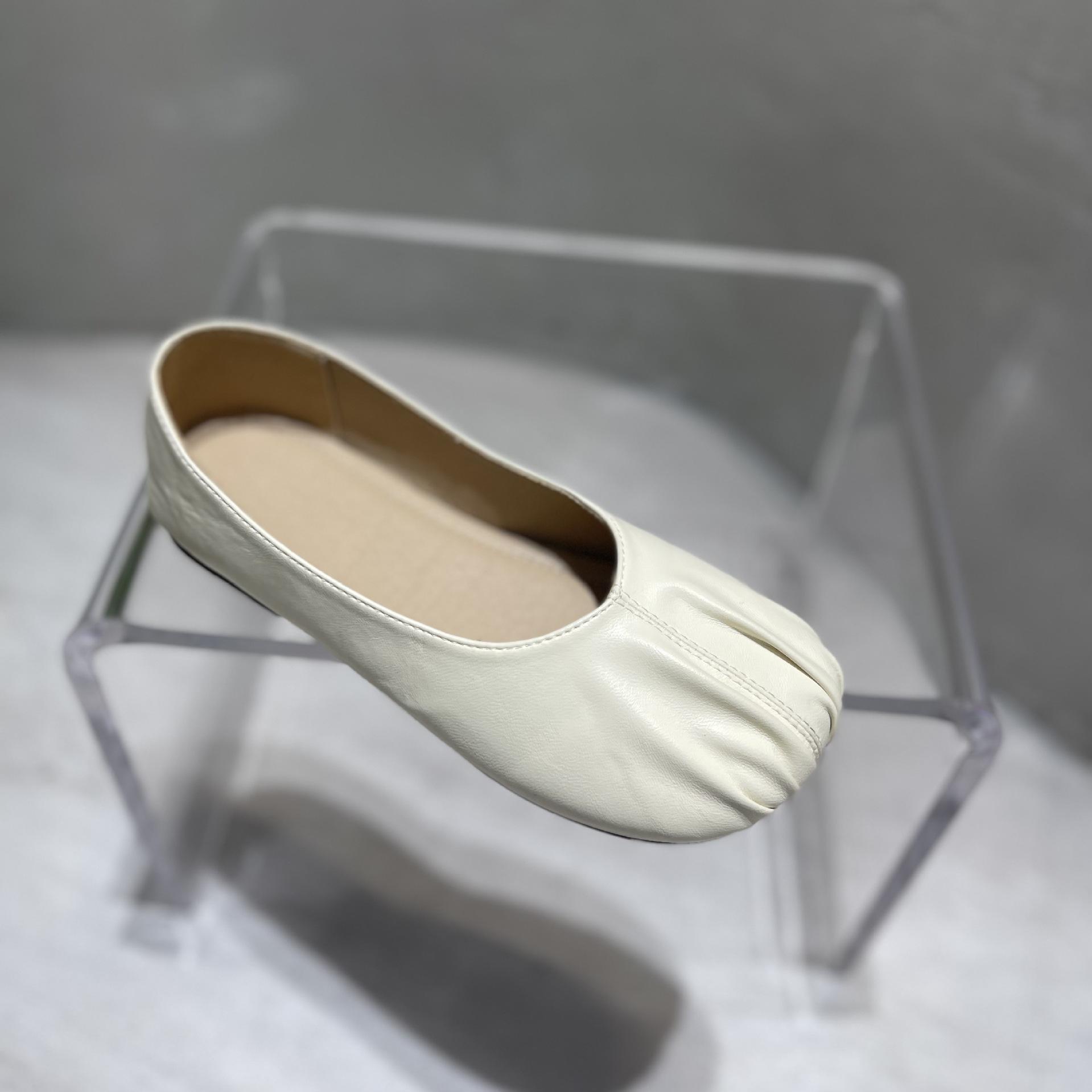 

Модные туфли на плоской подошве с раздельным носком, женские брендовые балетки, ниндзя-таби, удобные лоферы, женские повседневные мокасины Мэри Джейн, женская обувь Mujer 40 белый