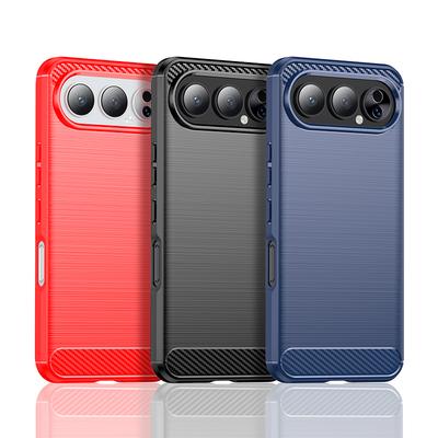 Für Cover Honor 500 Hülle Für Honor 500 Pro Stoßfest Stoßfest Weiches Silikon Kohlefaser Handy Rückseite Hülle Für Honor 500 Hülle