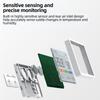 2,7 polegadas Digital Home Indoor Temperatura Umidade Medidor LCD Digital Termômetro Higrômetro Sensor Medidor Estação Meteorológica