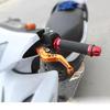 Motorcycle Anti-Slip Grip Set Soft Rubber Handle Sleeve with Aluminum Alloy Throttle Ergonomic Design for Motorbike Accessories