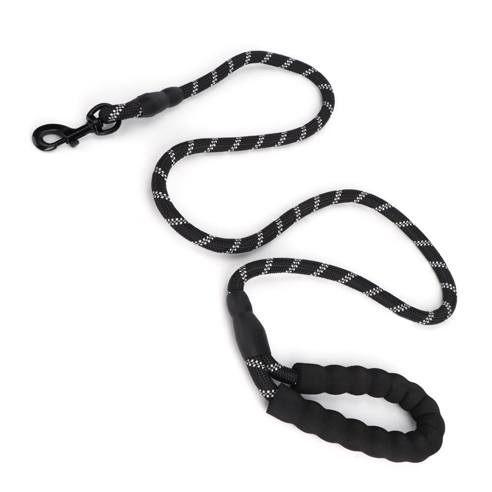 Pet Pulling Leash Nylon Reflective Dog Chain Safety Rope for Puppy Medium Large Dogs Running Walking Training