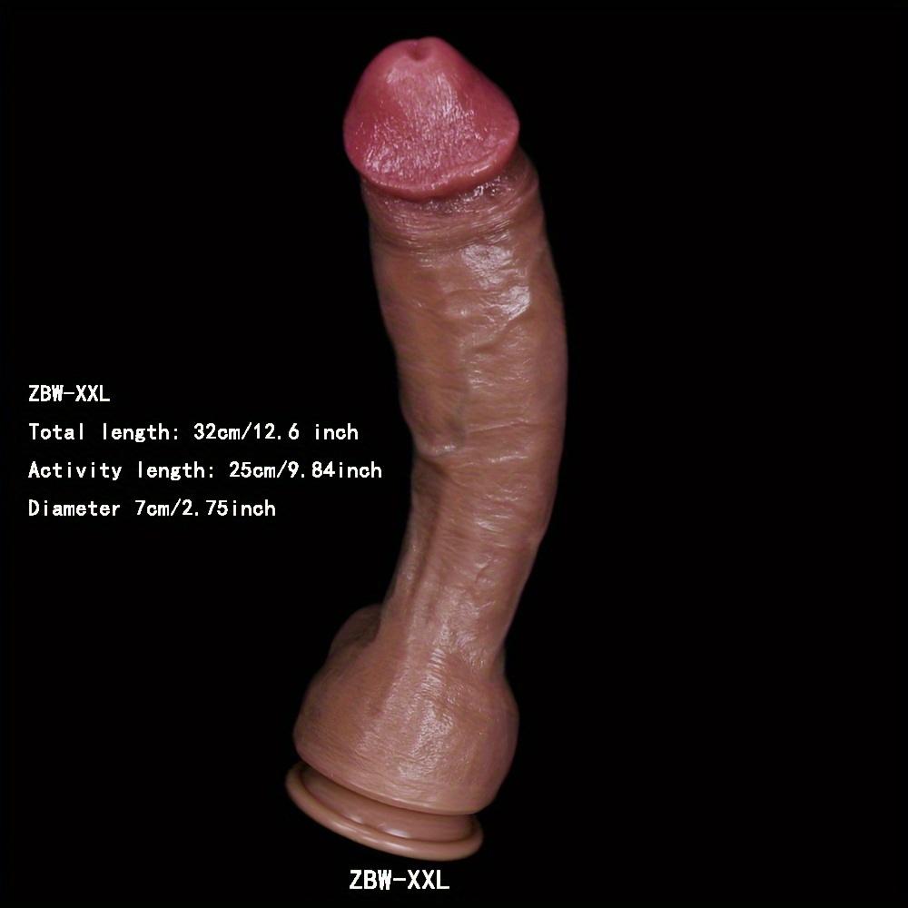 12.6 Inch Lifelike Realistic Dildo Soft Body-Safe Material Perfect for Solo Play Couples and Beginners Ideal for Women Sex Toy with Realistic Feel