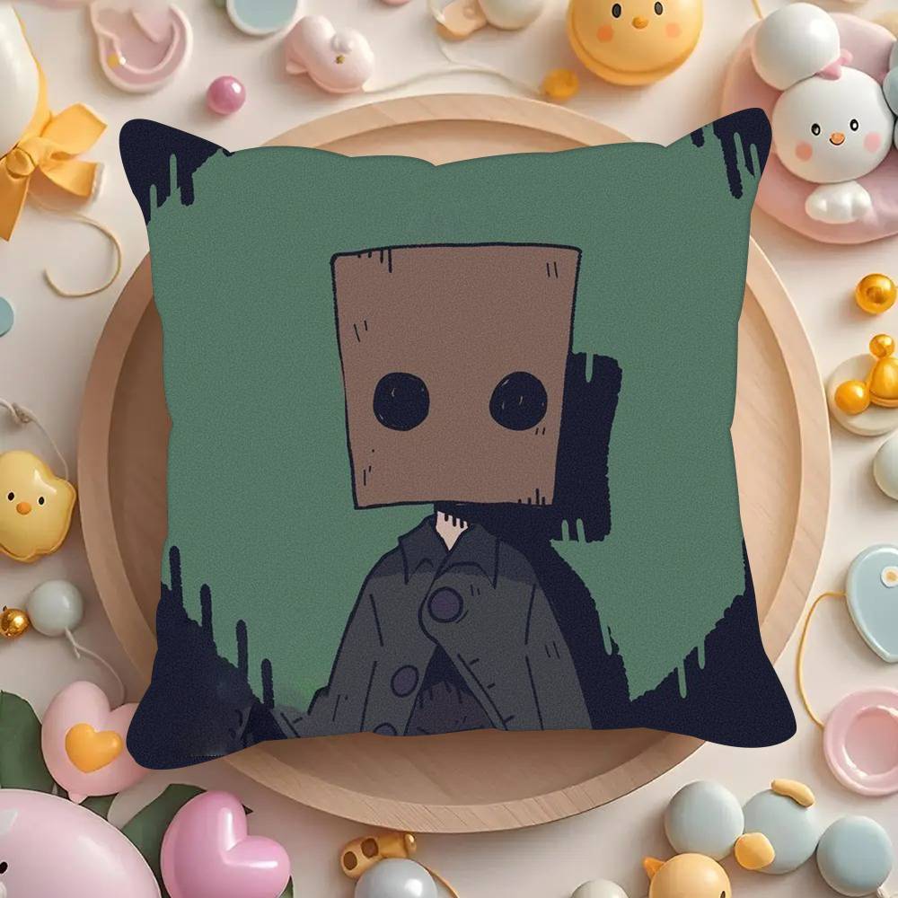 Game L-Little Nightmares Horror Pillowcases cushion covers living room sofas home decor gifts
