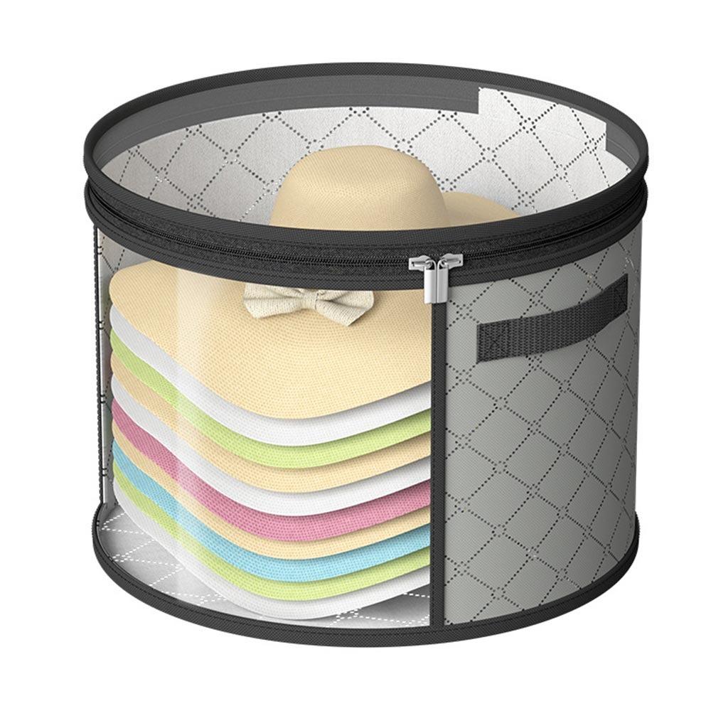 Universal Hat Storage Bucket Clear Window Hat Storage Case Hat OrganizerCloset Organization