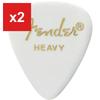 Guitar Picks Fender 351 Pick Pack, White Heavy, 12-Pack