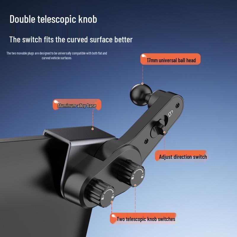 Gravity On-board Phone Holder for Car Display & Navigation