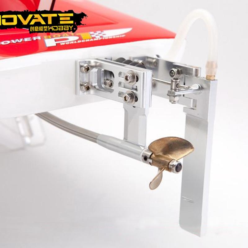 4mm Drive Shaft + 95mm Water Pickup Steering Rudder + 35mm propeller Kit for RC Boat MONO Speed O VEE Hydroplane DIY Parts
