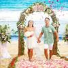 Artificial Peony Flower Swag Wedding Arch Flowers Artificial Floral Swag Decorative Swag for Lintel Wedding Arch Front Door Decor