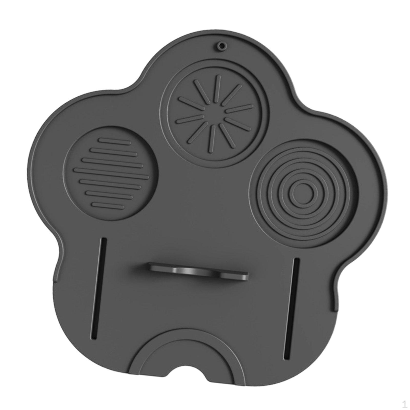 

Coffee Tamper Mat Corner Pad Tool Silicone Soft Anti Slip Portafilter Espresso Accessory чёрный