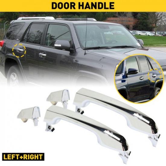 Exterior Door Handle Fits 2010-2016 Toyota 4Runner Lexus Rear GX460 Left + Right
