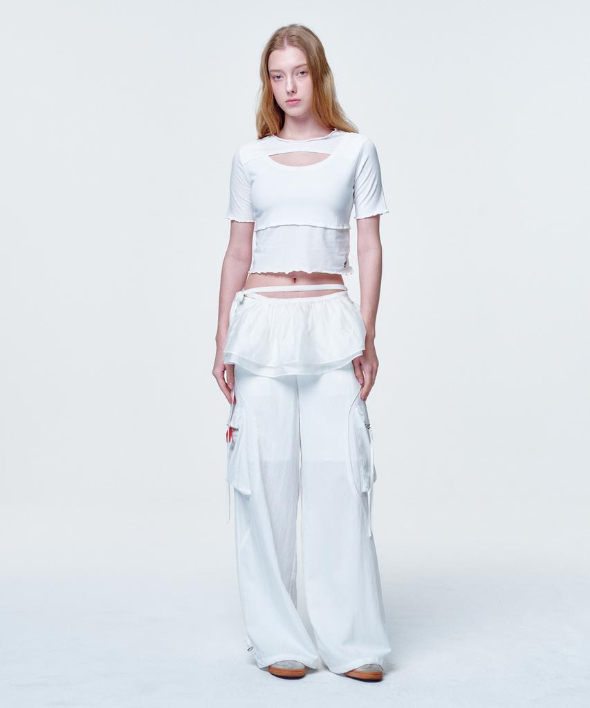 2113 STUDIO Cross Cut Crop White