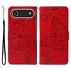 For iPhone 17 Air Wallet Case Floral Butterfly Imprinted Leather Phone Cover Stand