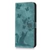 Capa Flip de Couro para Funda Samsung Galaxy A56 A36 A16 A26 A55 A35 A25 A15 A54 A34 5G Capas Carteira Gatinho Fofo 3D Capa de Telefone Mulheres