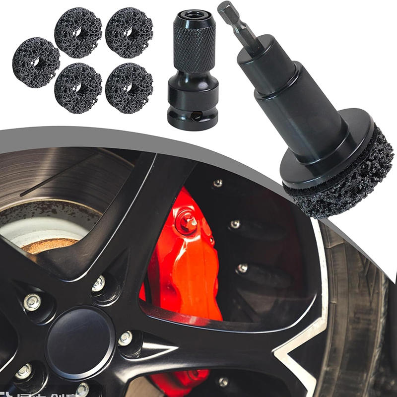 Instrument de Curățare Butuc Roată Auto Kit Curățător de Întreținere Măcinare Prezoane și Butuc Roată pentru Piulițe, Mașină și Camion
