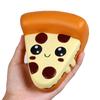 Squishy Jumbo Fofo de Pizza de Ascensão Lenta Simulação Macio para Apertar Brinquedo PU Pão Bolo Perfumado Anti Stress Divertido para Criança Presente de Natal 13*11CM