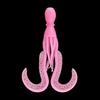 10Pcs 11CM/4.2G Luminous Soft Octopus Bait Colorful TPE Glow-in-the-dark Realistic Bionic Artificial Squid Lure Saltwater Freshwater Trolling